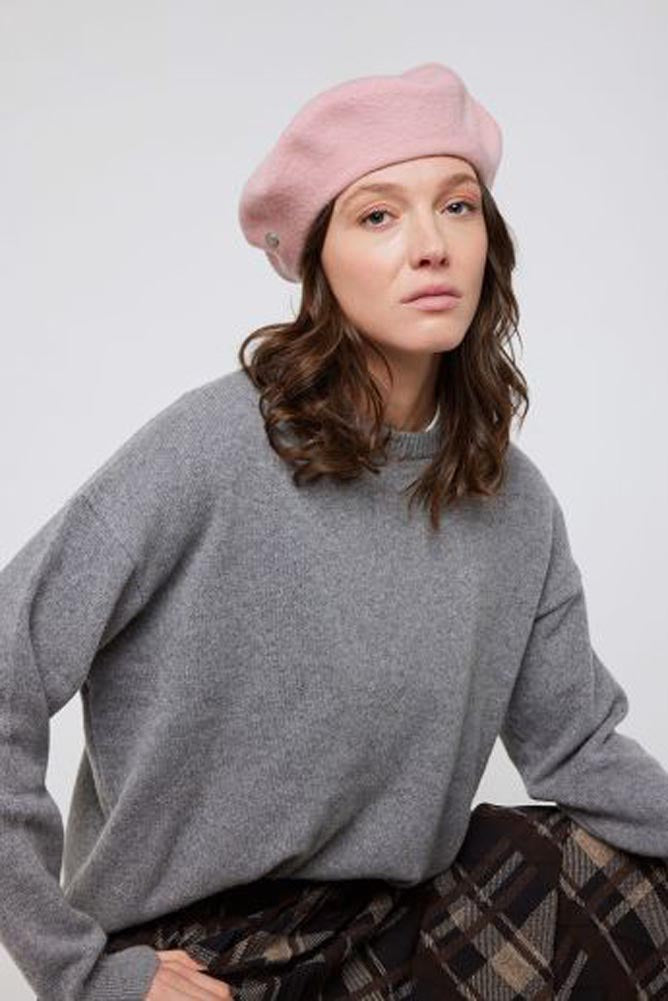 *Laulhere-France "AUTHENTIQUE" Traditional Lined Wool Beret, Style#519 - BEST SELLER!