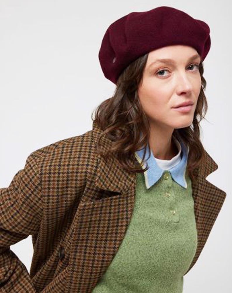 *Laulhere-France Véritable Wool Beret, Style# 536, Finest Quality!
