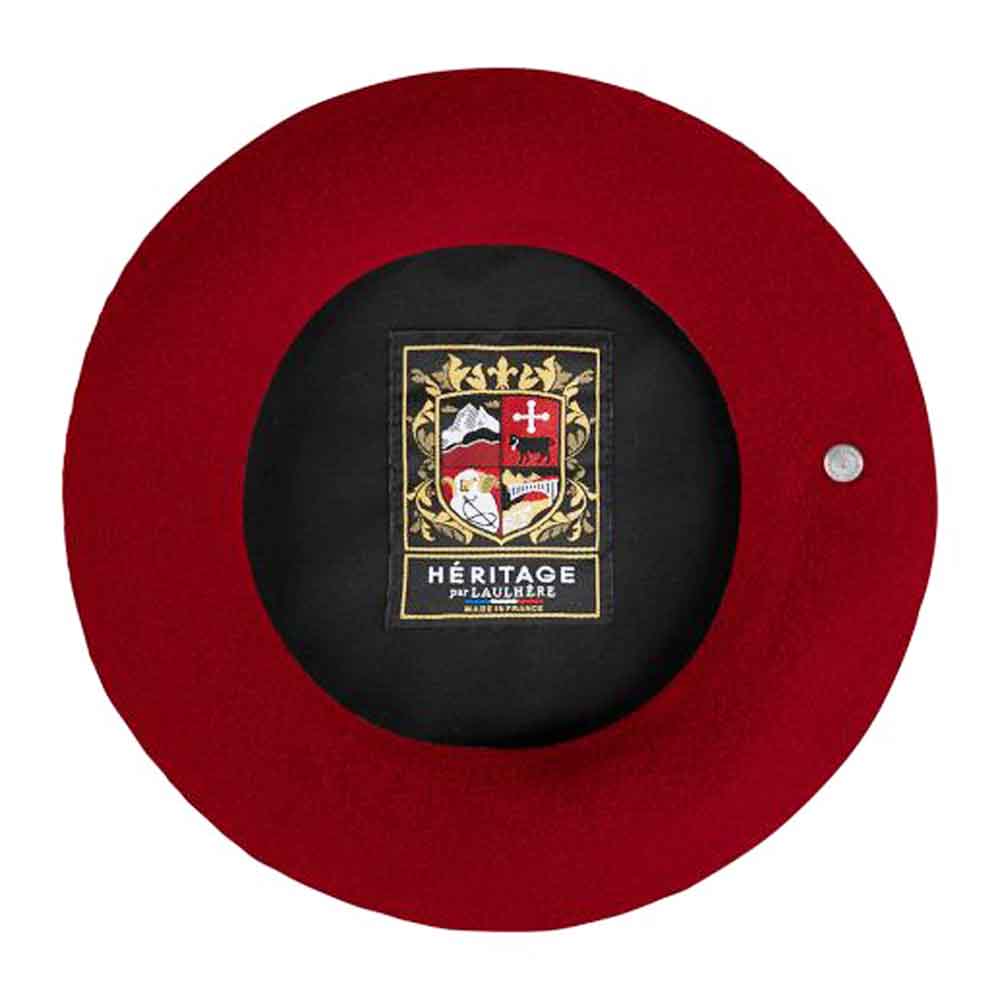 *Laulhere-France "AUTHENTIQUE" Traditional Lined Wool Beret, Style#519 - BEST SELLER!