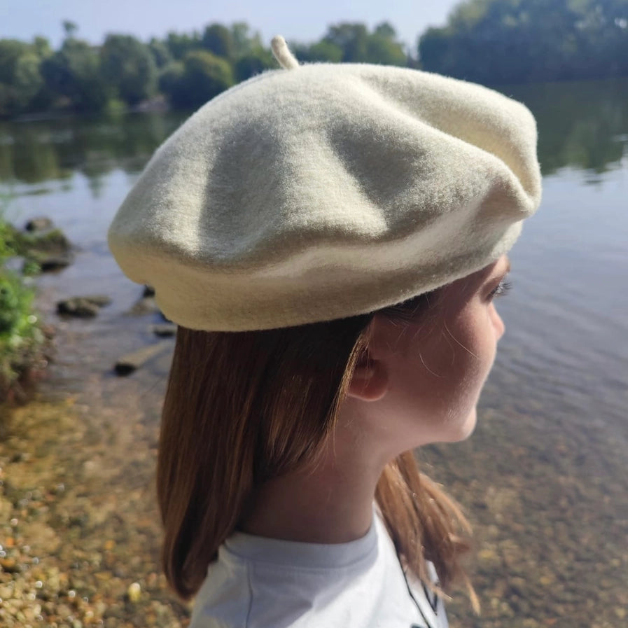 *Le Beret Français Traditional Kid's Wool Beret, Made in France, Style#LBF408