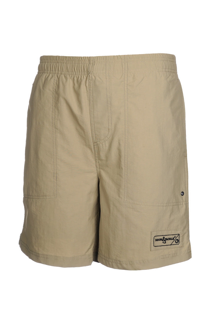 Hook & Tackle Men’s Beer Can Island | Fishing Swim Short | Swimming Trunk, Style# M016047