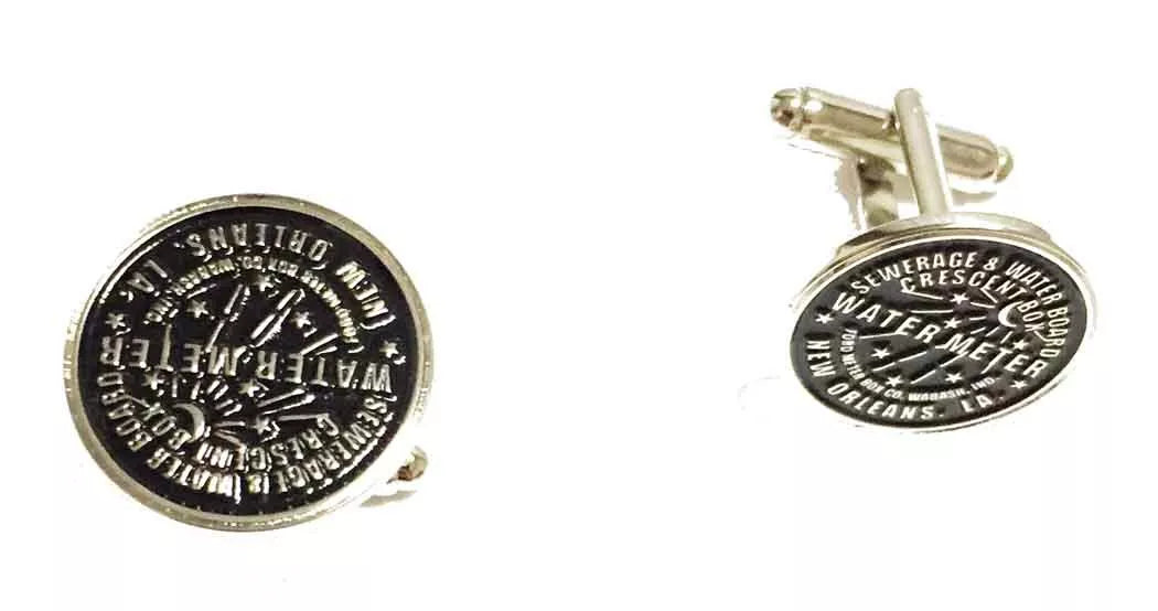 Z New Orleans Sewerage and Water Board - Water-Meter Cuff Links