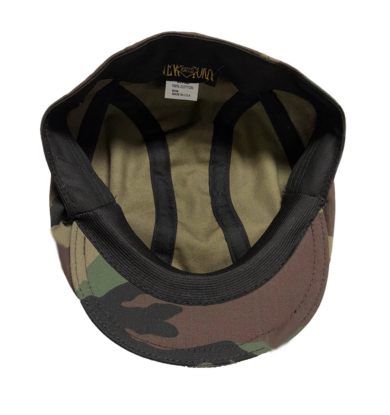 A--New York Hat Co. Cotton CAMO 1900 Ivy Driver Cap, Style#6235