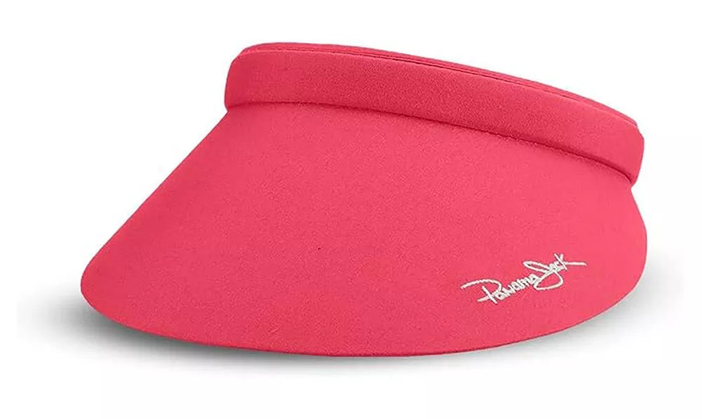 C-"Panama Jack Women's Sun Clip Visor" - Packable Lightweight Microfiber,4" Brim, Style#698