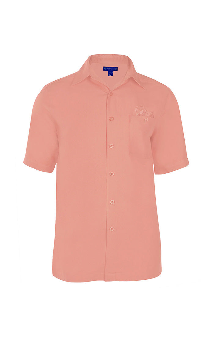 Weekender Mens Polly's Drink Parrot Embroidered Shirt, Style#M031525