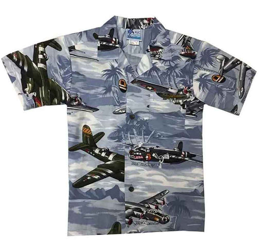 KALAHEO/RJC Youth B Bomber Hawaiian Shirt, Style# 445