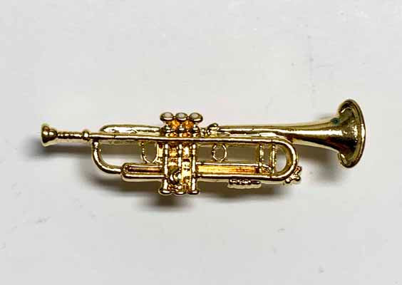 Harmony Miniature Trumpet Musical Instrument Pins