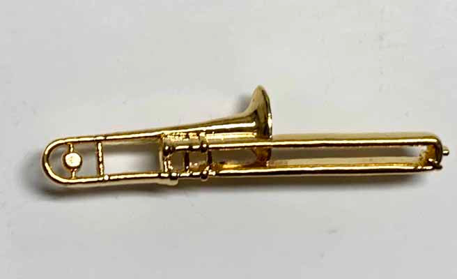 Harmony Miniature Trombone Musical Instrument Pins