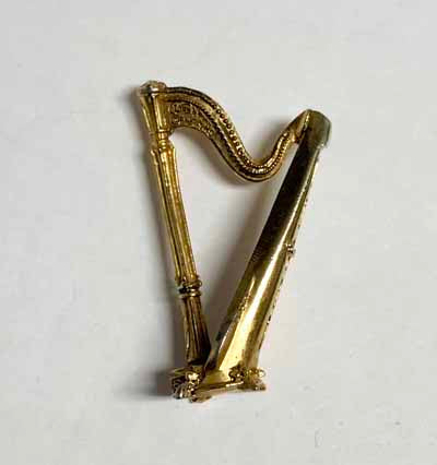 Harmony Miniature Harp Musical Instrument Pins