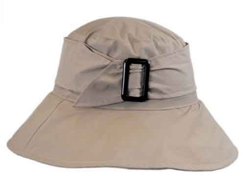 Jeanne  Simmons nylon bucket rain hat