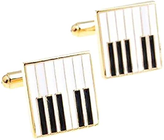 piano keyboard cuff link