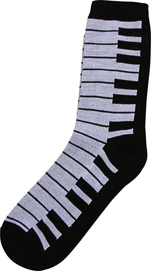 Aim Women's Piano Keyboard novelty sock