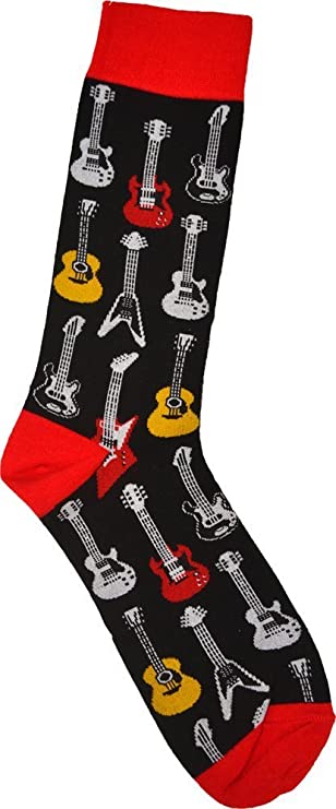 Aim Mens Guitar novelty sock