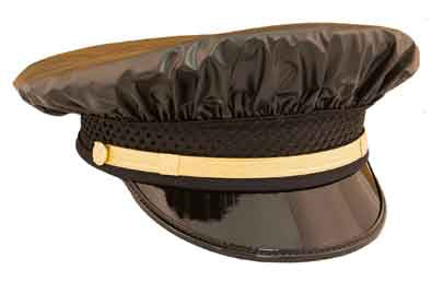 A- FQH Brass Band Black Rain Hat Cover