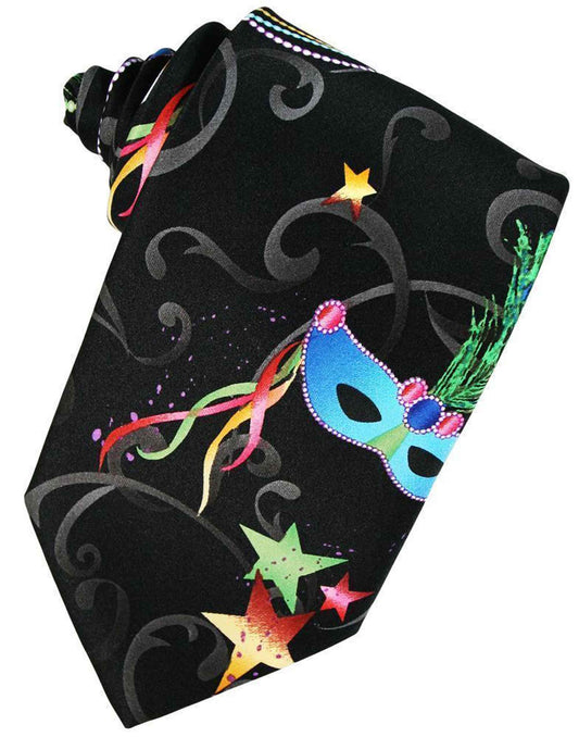 Y-- Mardi Gras New Orleans Men's Novelty Necktie & Hanky