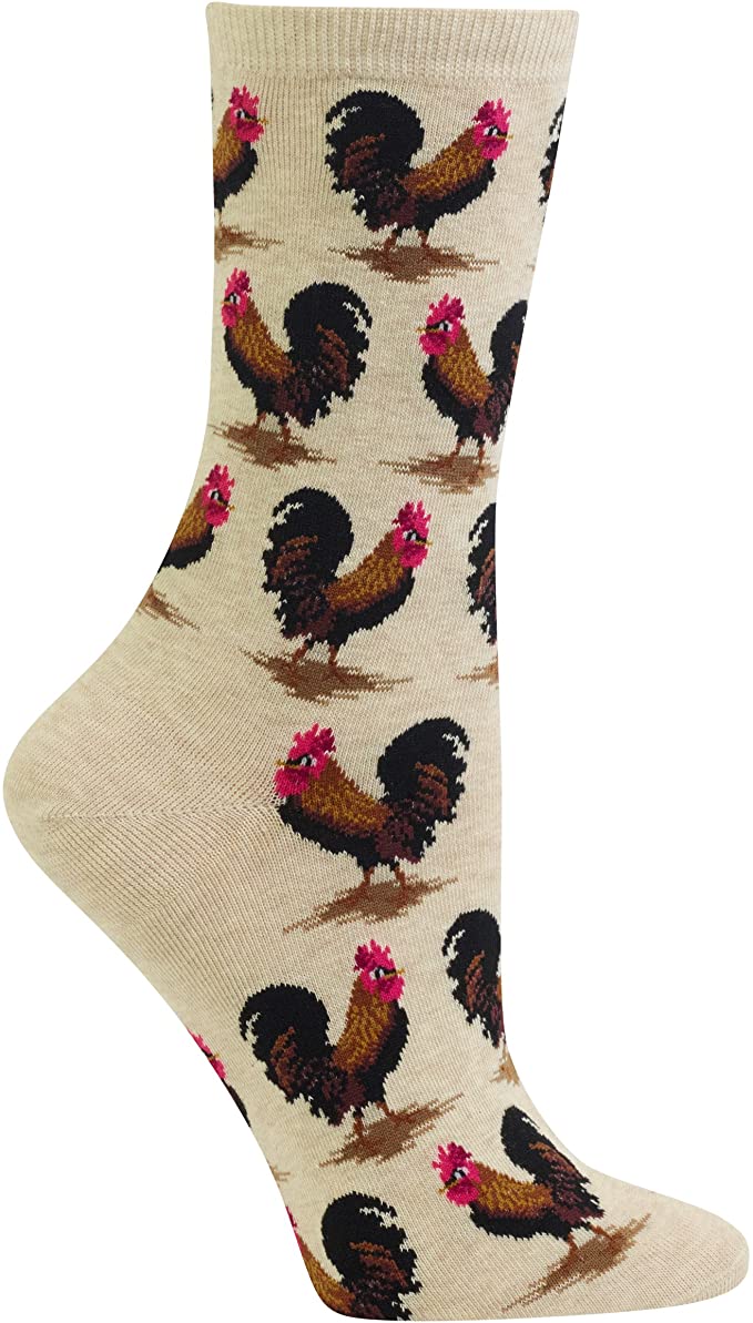 Hot Sox Womens Rooster novelty sock