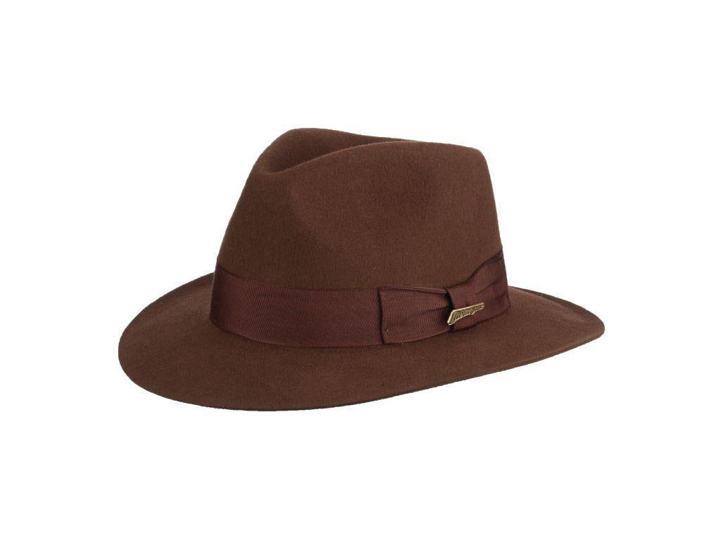 Official Indiana Jones Pinch Front Fedora, Style#IJ551, THE SATIPO