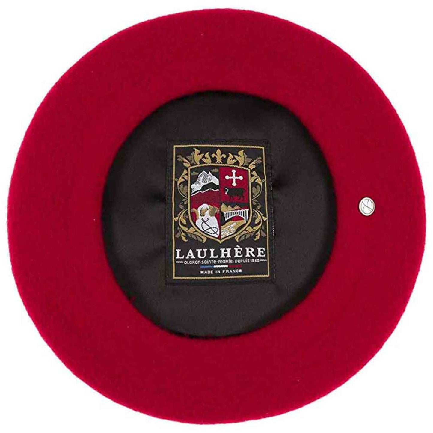 laulhere  L'AUTHENTIQUE lined wool beret