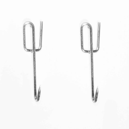 C Hat Band Hooks - Sharp Metal End Hooks for Making Hatbands -FINAL SALE