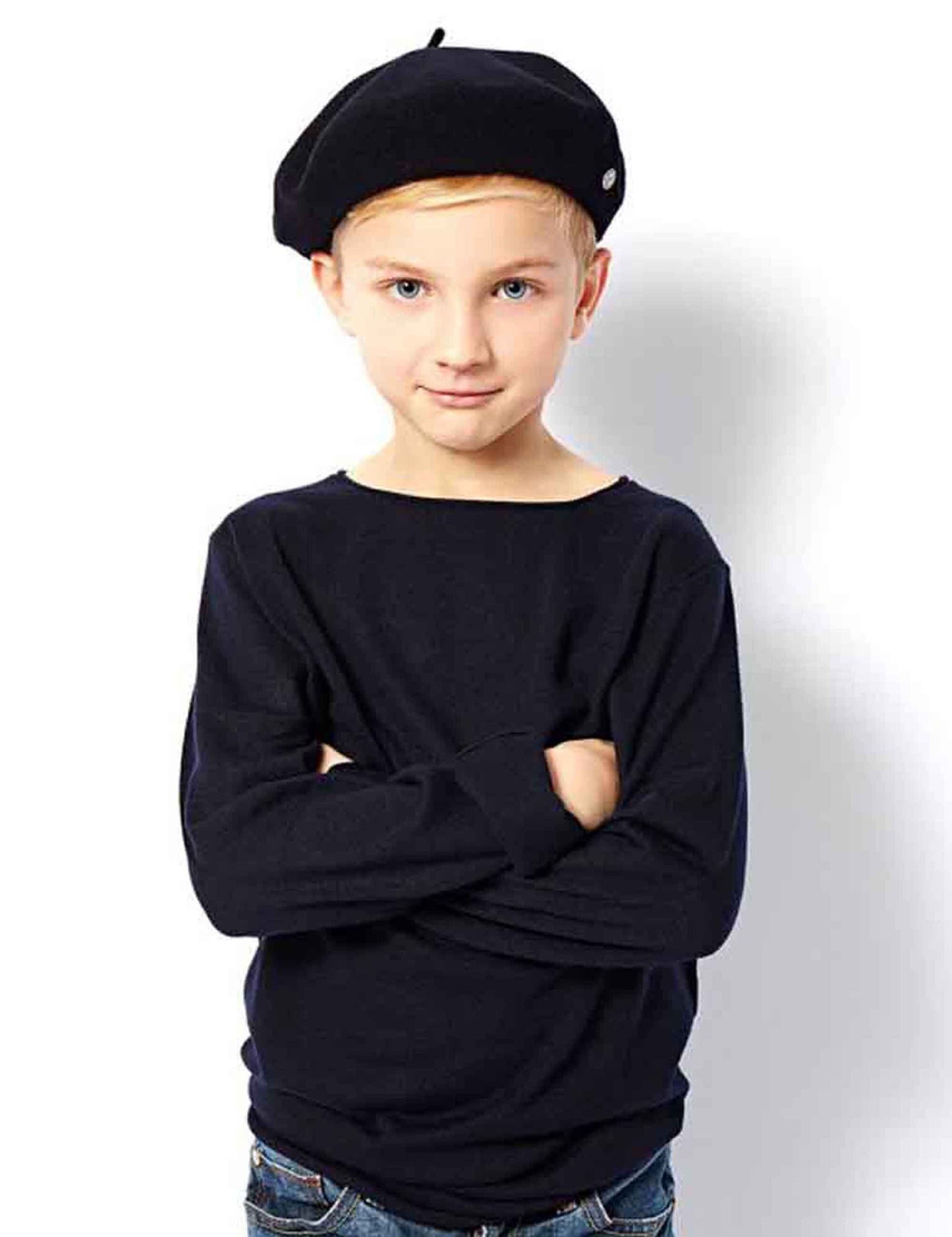 Laulhere Youth Le Petit Basque Wool Lined Beret 