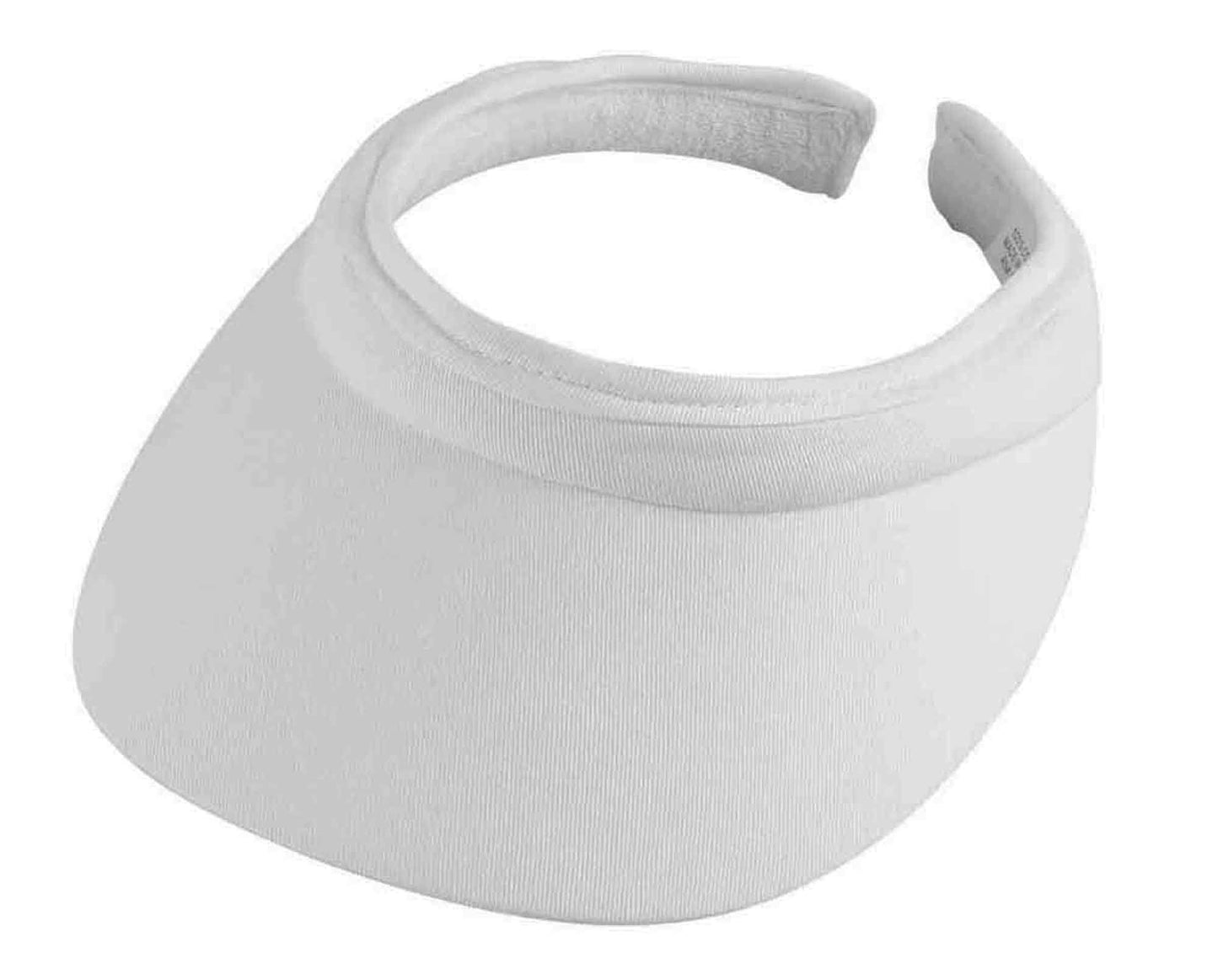 Sporty cotton twill clip sun visor