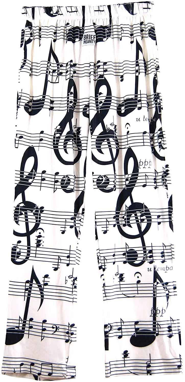 Brief Insanity Unisex Music Notes  lounge pant