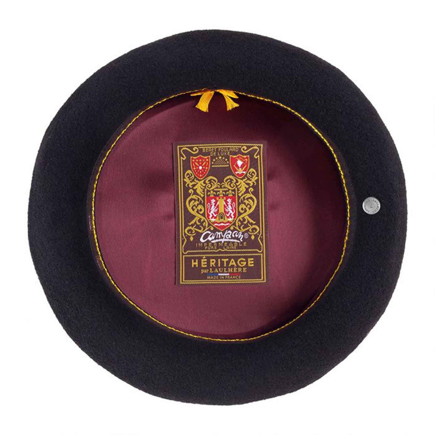 Laulhere Campan 10" french anglobasque wool beret