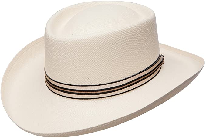 Dobbs Kingston gambler shantung straw hat