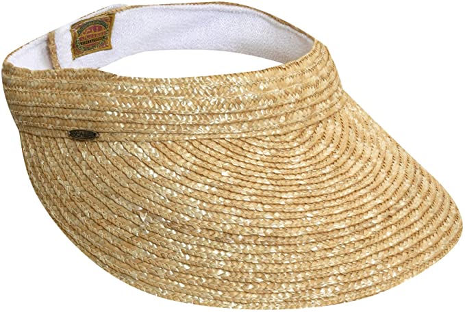 Scala Women's "KARA" Sewn Braid Visor, Style#L202