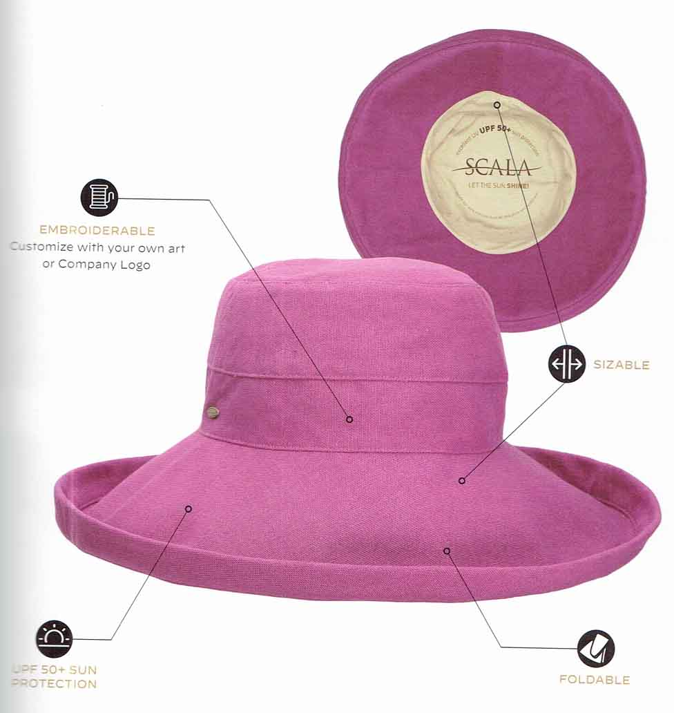 Scala Lady Apple Large Brim Hat – ReFINE309