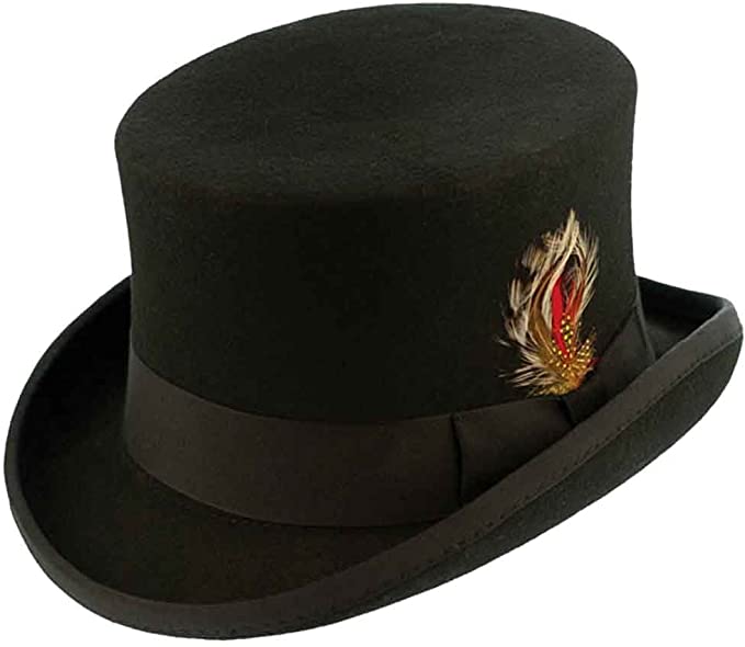 LTC Men's Wool Felt English Topper Hat