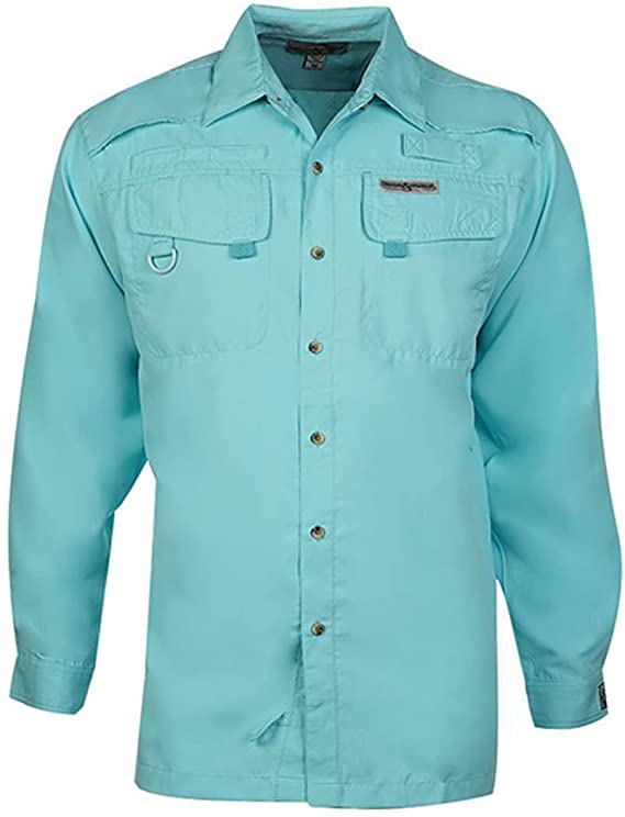 Hook & Tackle Mens long sleeve seacliff fishing shirt