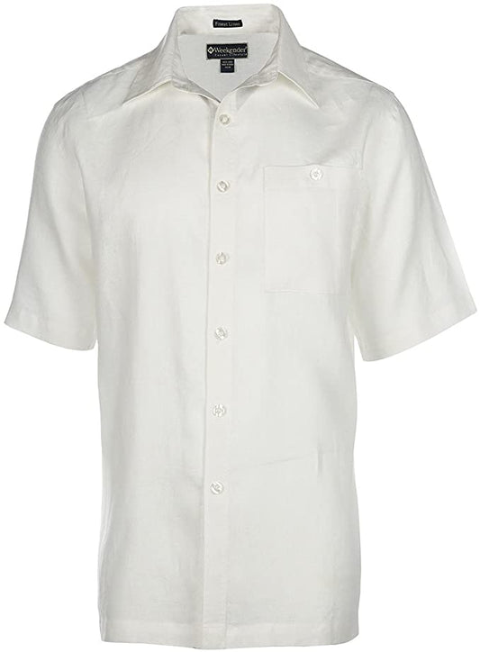 Weekender Short Sleeve Pavillion Linen shirt