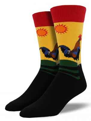 Socksmith Mens Rooster Novelty sock