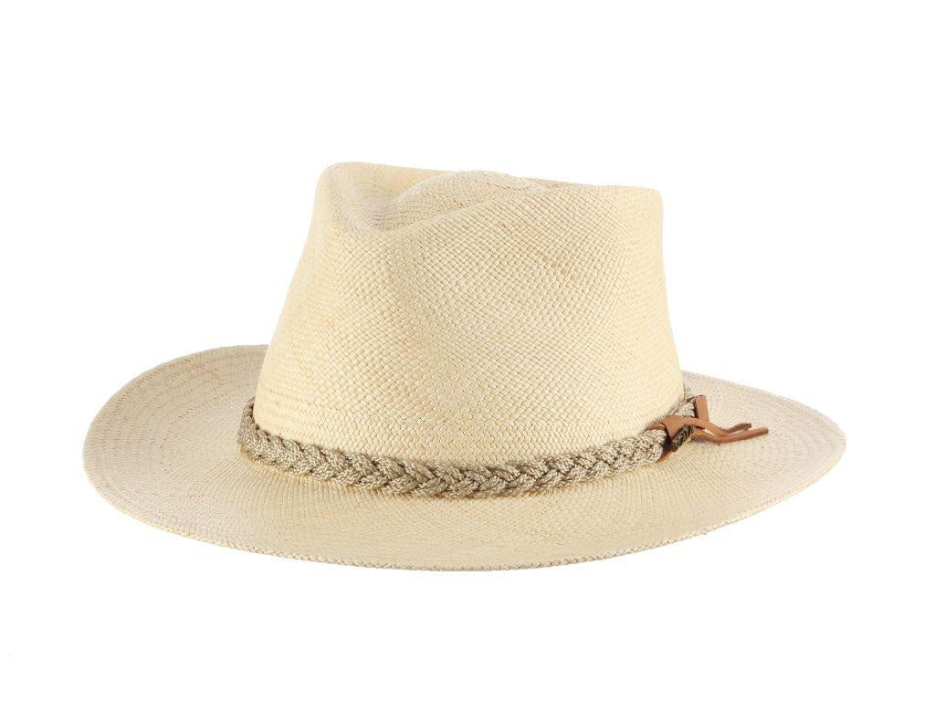 Scala TAOS Outback Handwoven Ecuadorian Panama Hat with 2 7/8" Brim , Style#P122