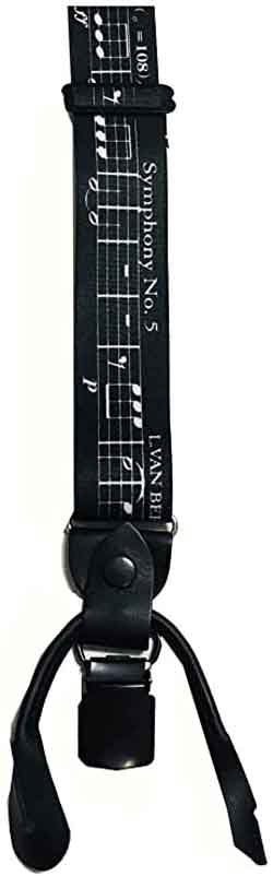 Sheet Music Suspenders-Made in the USA