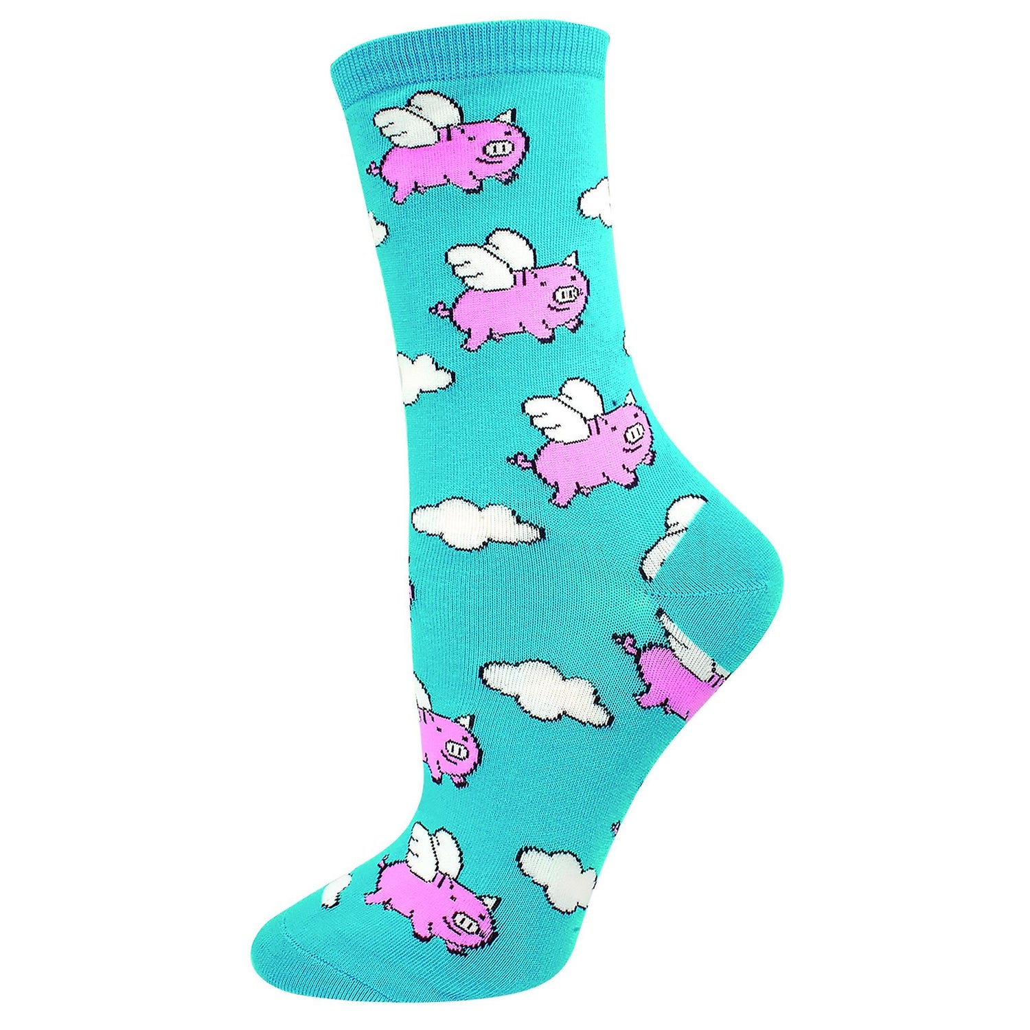 Socksmith Women's Flying Pigs novelty sock