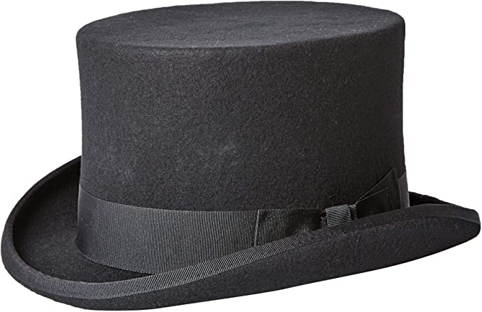 Scala Men's Wool Felt English Topper Hat, Style#WF569